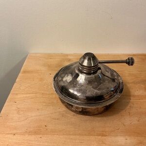 Vintage Wallace Silversmiths Silver plated Chafing Dish Oil Burner